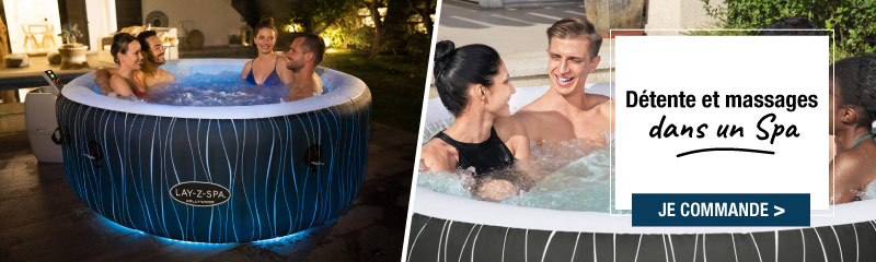 Spa gonflable, rigide, Jacuzzi