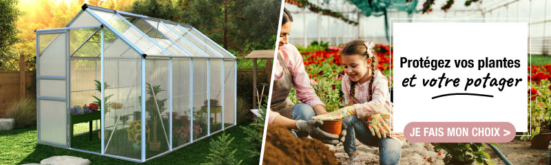 Serre de jardin polycarbonate transparent 5,7m² - OOGarden