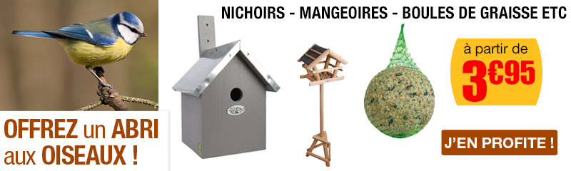 Mangeoire oiseaux - cabane oiseaux - suspendue - OOGarden
