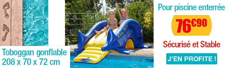 Toboggan Piscine Gonflable Et Dur Au Meilleur Prix Oogarden