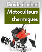 Motoculteur thermique 8 fraises 8.5 CV - 270cm³ - OOGarden