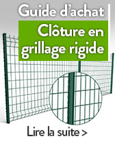 Grillage rigide Naterial vert H.1.7 x L.2.5 m, maille 200x55 mm