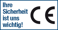 Ihre Sicherheit ist uns wichtig!