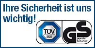 Ihre Sicherheit ist uns wichtig!