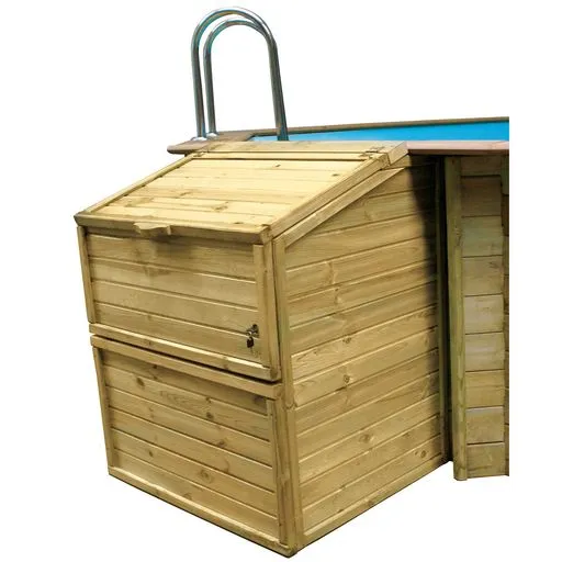 Coffre pour filtration piscine de hauteur 1.20m