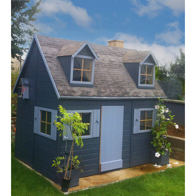 Maisonnette enfant en bois, Duplex, mezzanine, achat pas cher, EGT