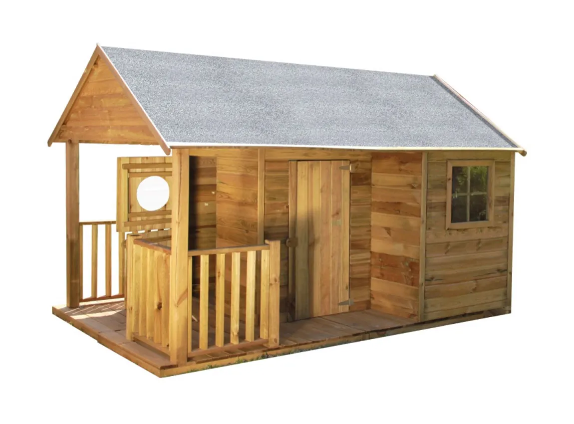 Inès - Spielhaus aus Holz für Kinder