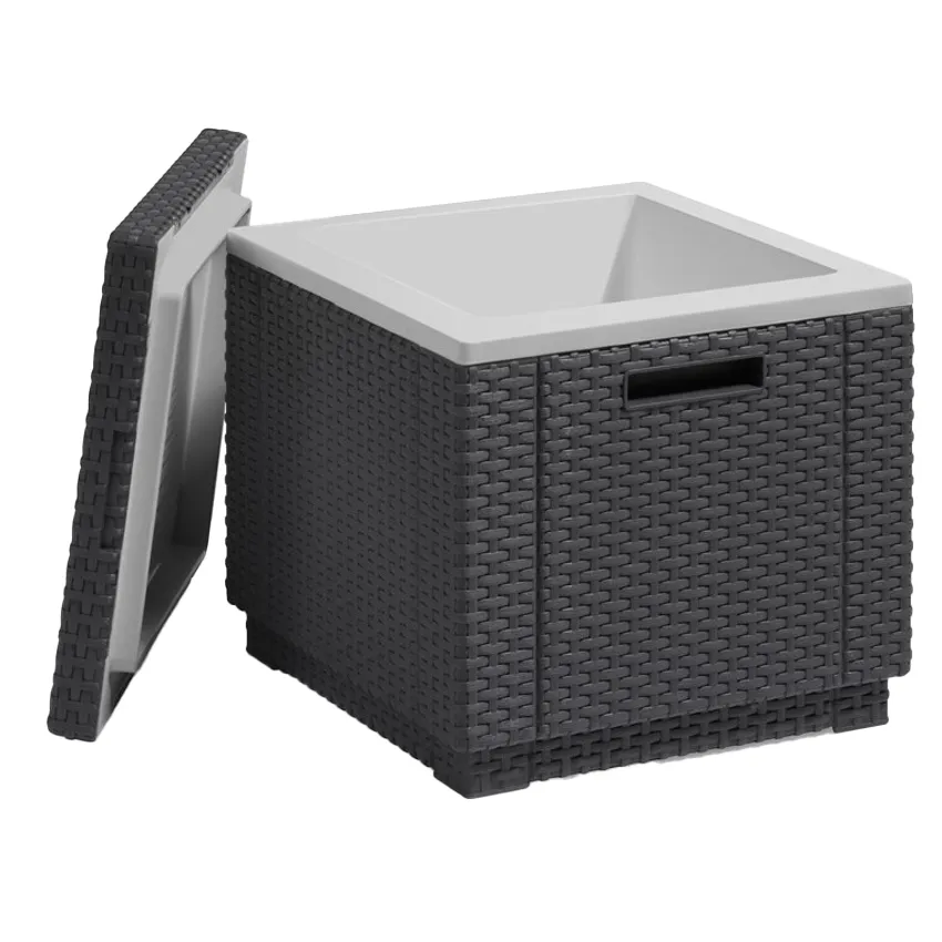 Table basse Ice cube isotherm Graphite