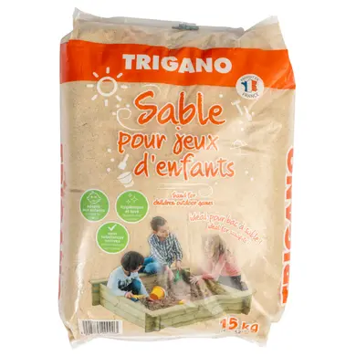 4myBaby – Sable De Jeu Pour Enfants 15 Kg – Quartz Fin, Non Toxique, Lavé – Pour Bacs à Sable, Jeux Extérieurs Et Activités Créatives