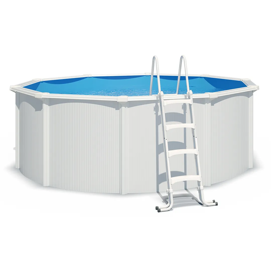 Piscine Hors Sol Acier Ronde 390 x 132cm   Filtration Aqualoon 4m3 H