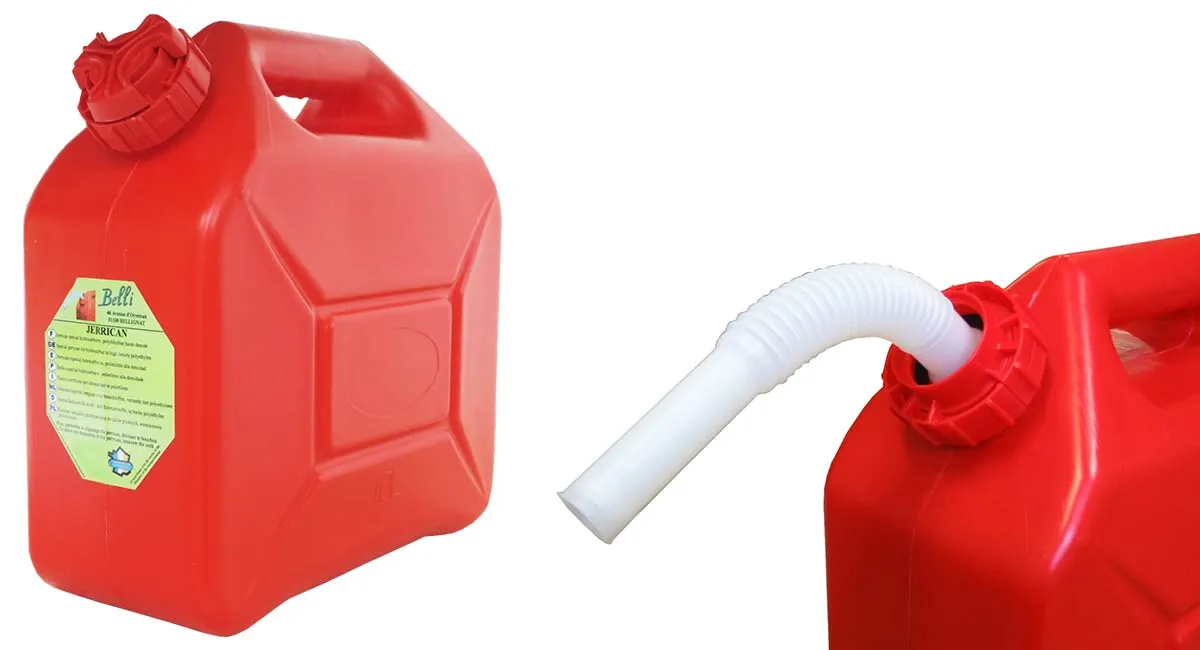 Jerrican Ã  bec verseur spÃ©cial hydrocarbures 10 L