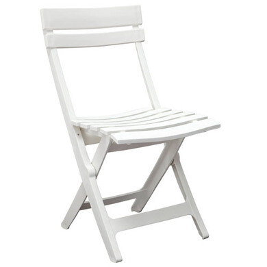 Chaise pliante blanche miami