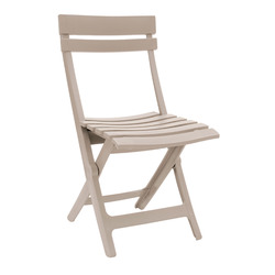 Chaise résine pliante MIAMI Lin - GROSFILLEX
