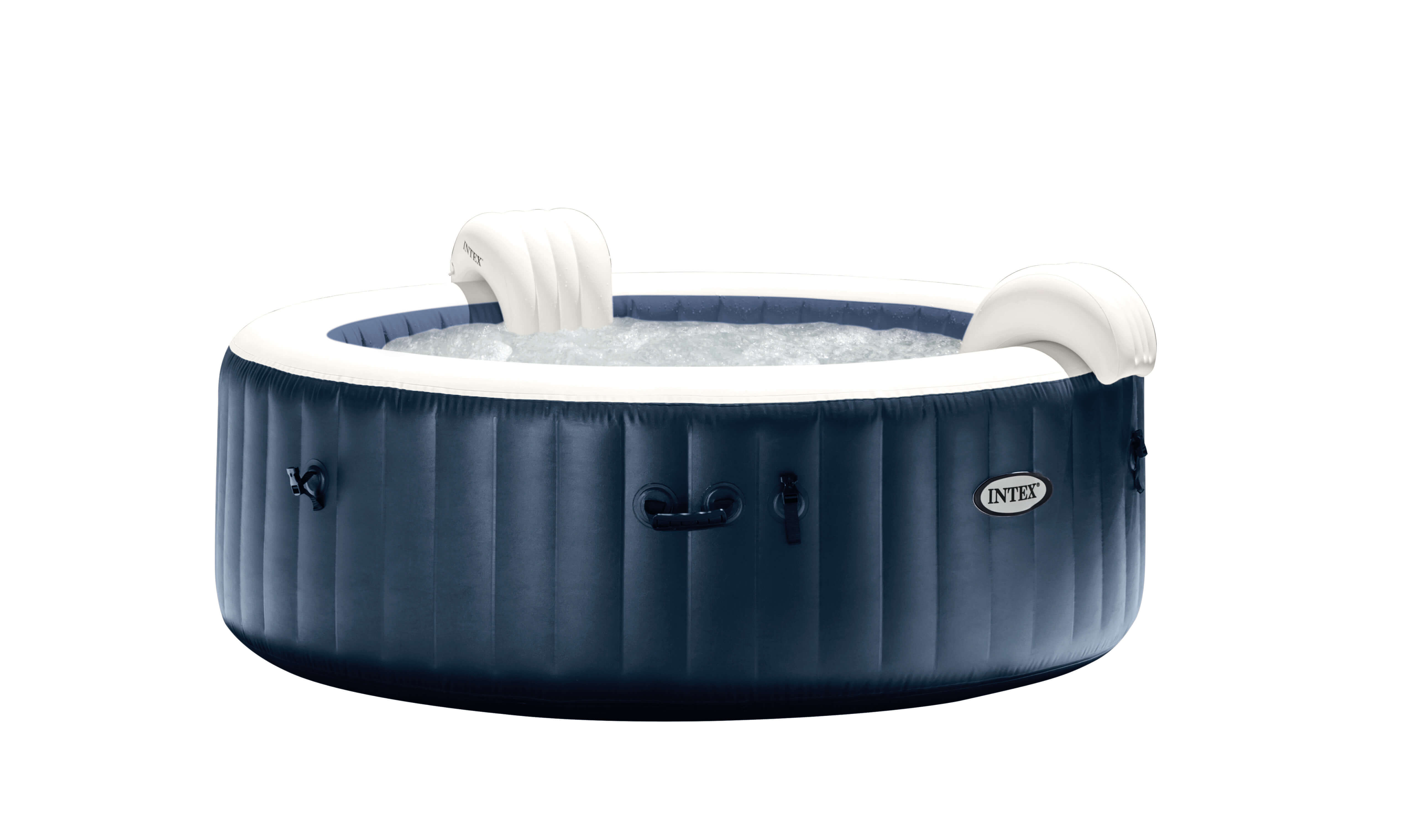 Pure Spa Gonflable Rond A Bulle Led 6 Places 216 X 71 Cm Intex Oogarden