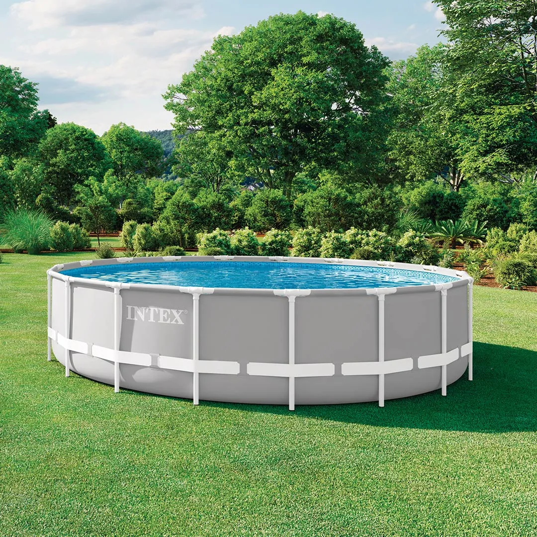 Piscine Tubulaire Intex Prism Ronde 5,49 x 1,22 m