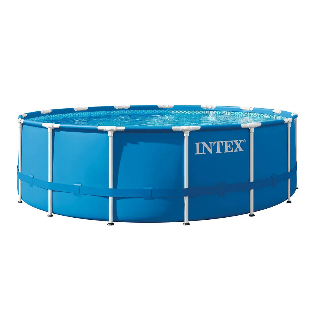 Piscine Intex Ronde Metal Frame 4,57 x 1,22 m