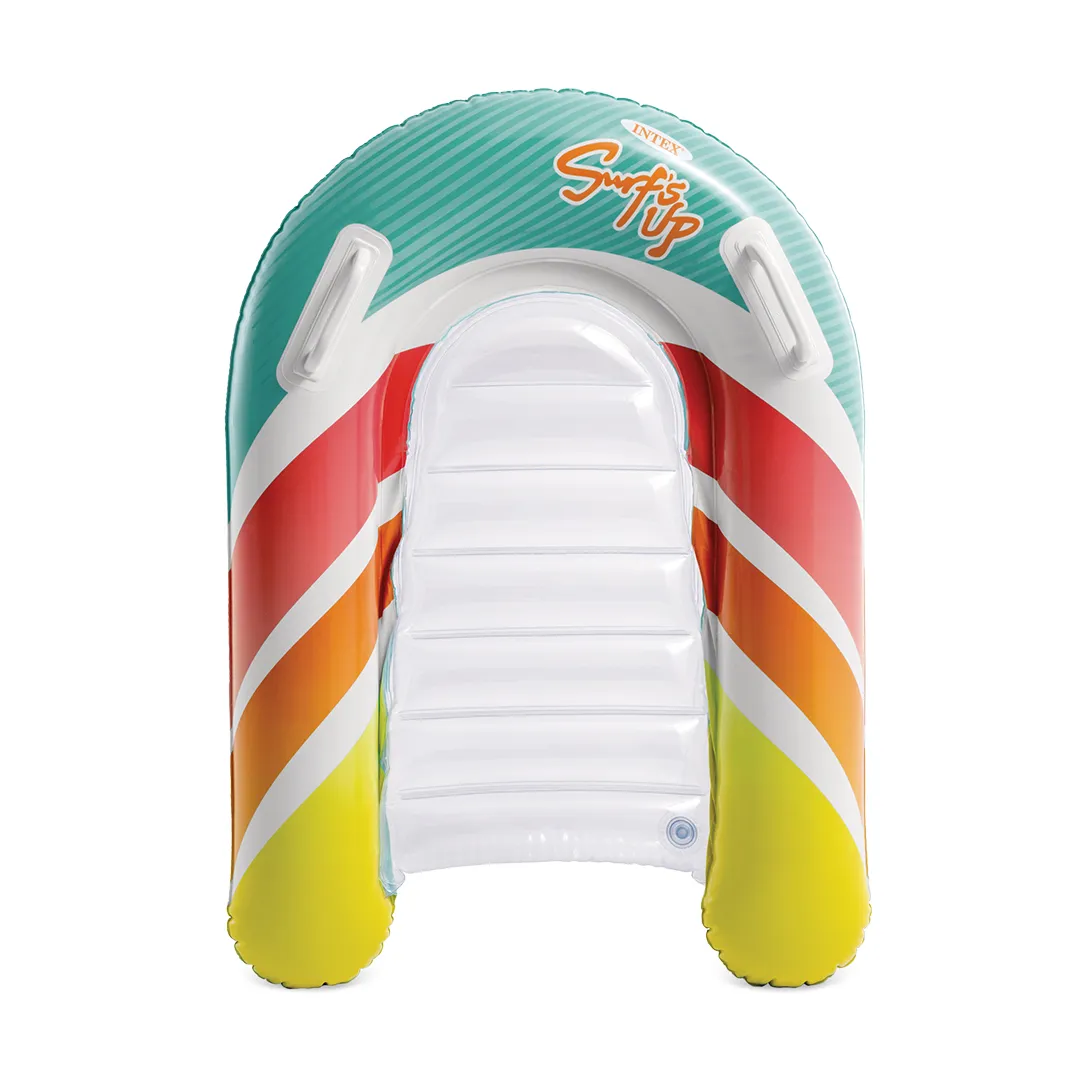 Intex Bodyboard Opblaasbaar Rouge 112x62 CM - Bodyboard Enfants Avec Poignee Body Board Matelas Luxe Plage Matelas Piscine Matelas Lounge