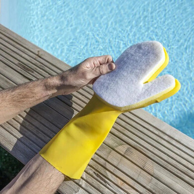 Gant Grattoir Pour Ligne D'eau Piscine Kokido