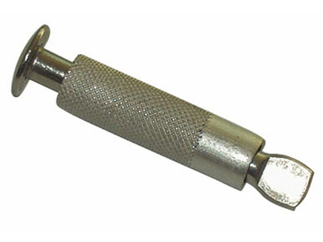 Piton Douille Rétractable POOLCO Pour Bâche Piscine - Fixation Plage Bois - Alu/INOX - Vis Incluses