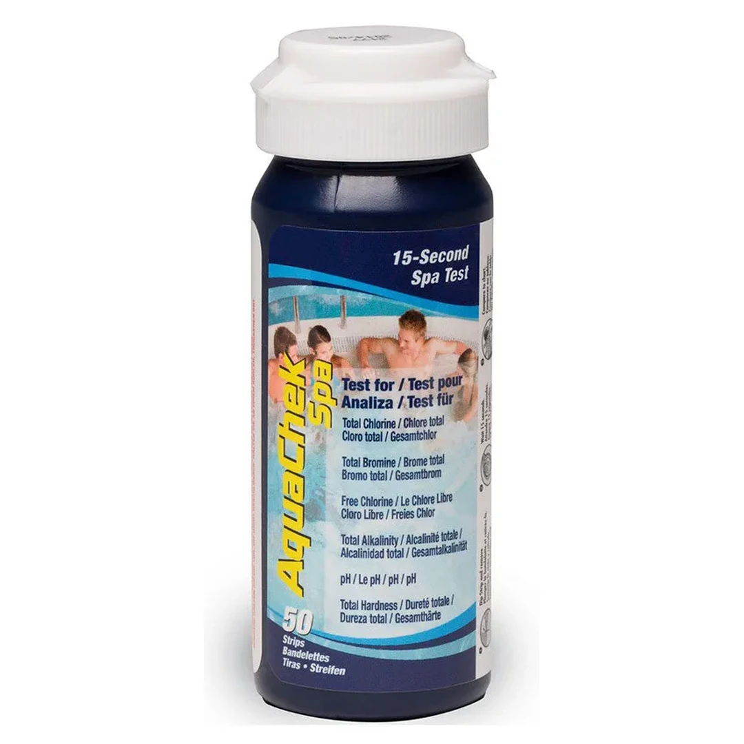 Bandelettes Aquachek Spa 6 en 1 Chlore Brome