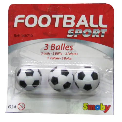 Balles de Baby Foot en plastique