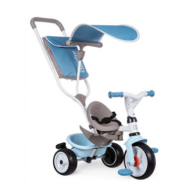 Tricycle baby driver plus bleu smoby
