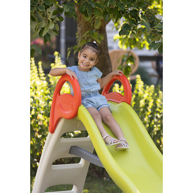 Toboggan Funny Smoby et table de pique-nique avec 2 chaises KidChair
