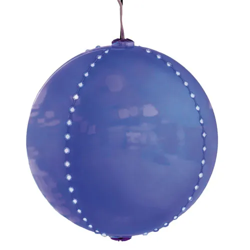 Ball Snowfall D15cm ice blue