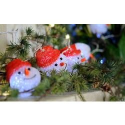 Guirlande 10 bonhommes neige Blachère - BLACHERE