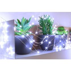Guirlande animée micro LED - blanc pur - 7,5 m - BLACHERE