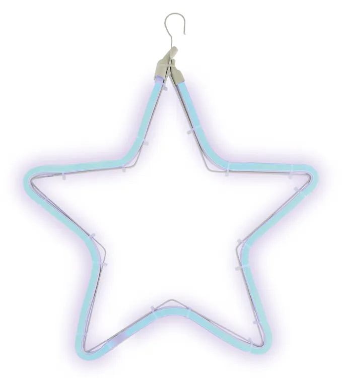 Leuchtmotiv Stern blau