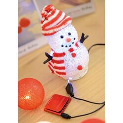 Bonhomme de neige à LED Enceinte Bluetooth - BLACHERE