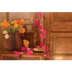 Guirlande plumes animée - blanc chaud - 5 m - BLACHERE