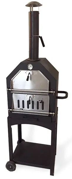Four Ã Pizza Et Fumoir MANDURAH - Acier Ãpoxy - Pierre CÃ©ramique