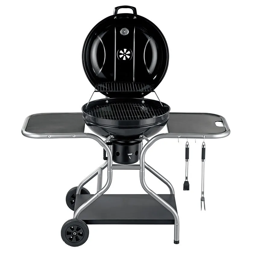 Barbecue Charbon MACKAY Ã54,5 Cm - 2 Tablettes LatÃ©rales