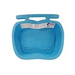 Blauw zwembad voetenbad met ladderhaak - OOGarden