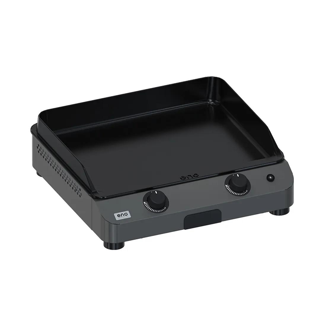 Plancha gaz FUSION 60 Gris cargo 2 brÃ»leurs