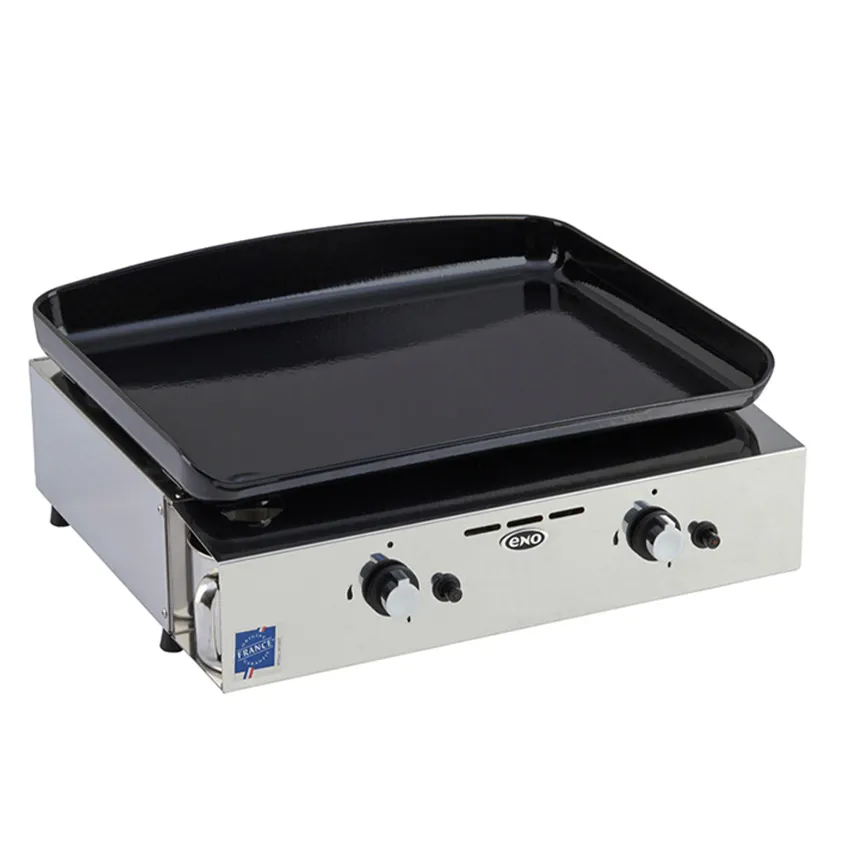 Plancha gaz INITIAL 50 Inox 2 brÃ»leurs