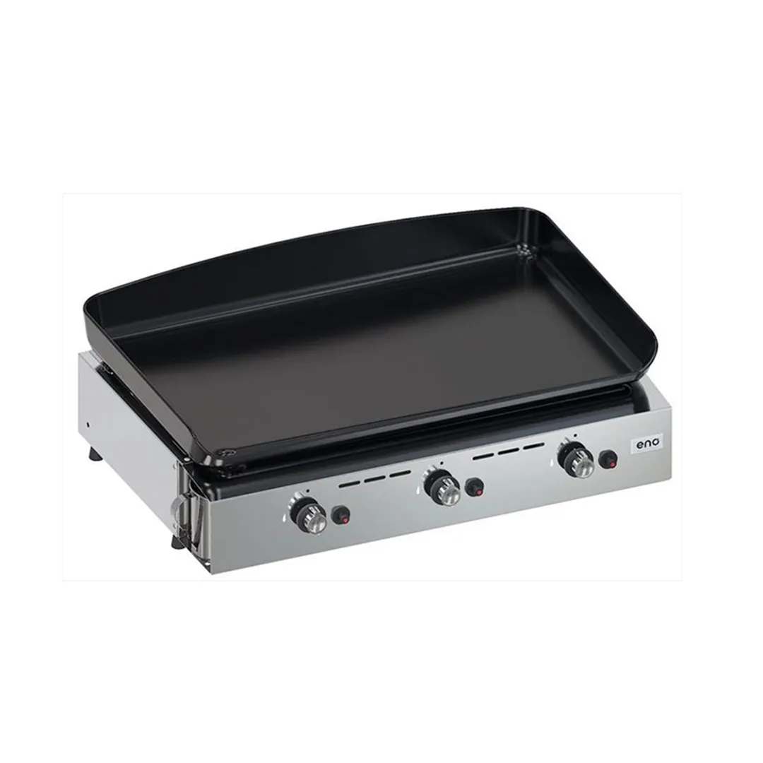Plancha gaz INITIAL 65 Inox 3 brÃ»leurs