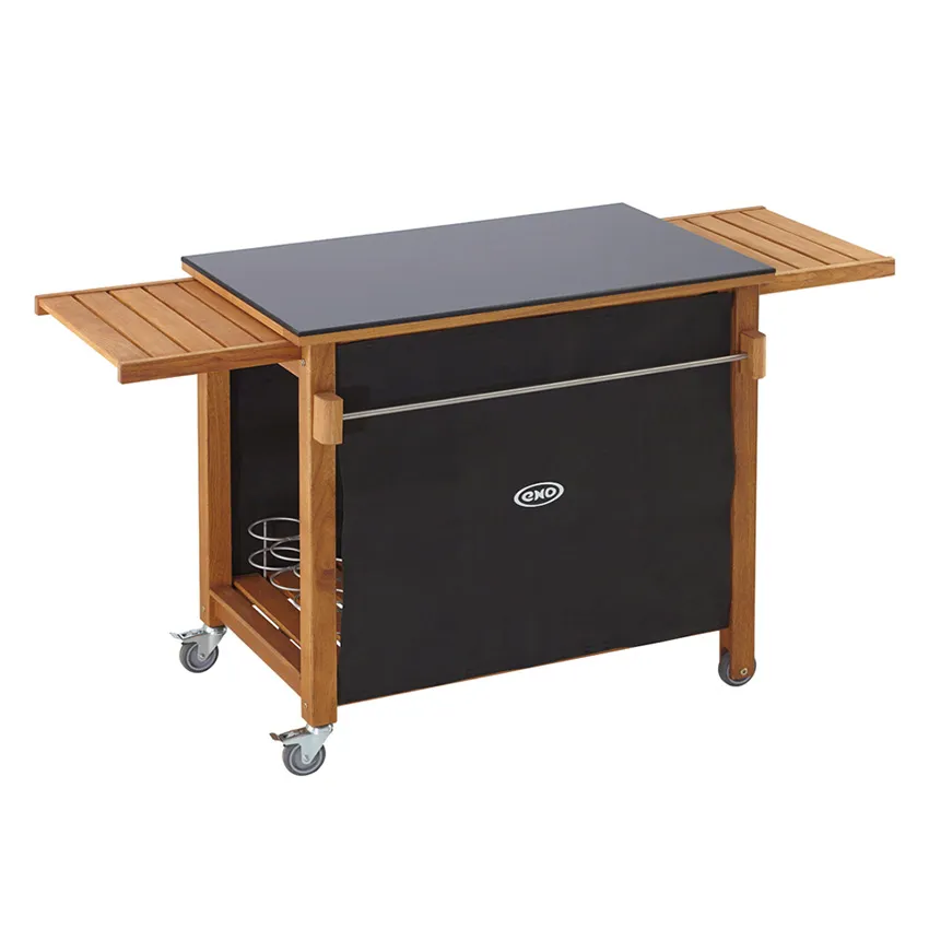 Chariot bois et HPL EMILE pour planchas