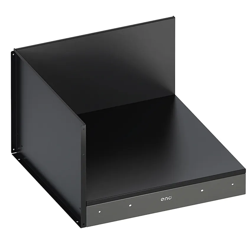Plateau d'angle cuisine extérieure MODULO gris cargo