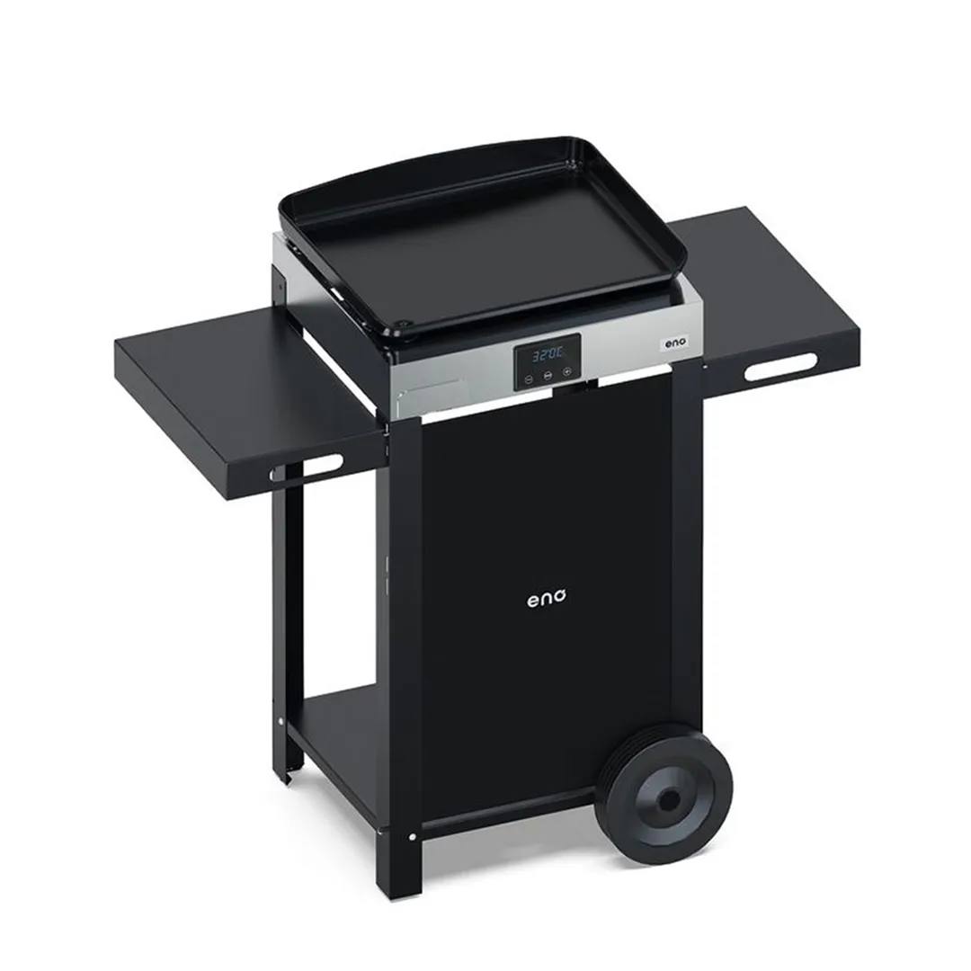 Plancha Ã©lectrique Initial 50 Inox sur chariot