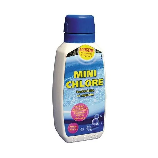 Mini chlore pour piscine hors sol   100g