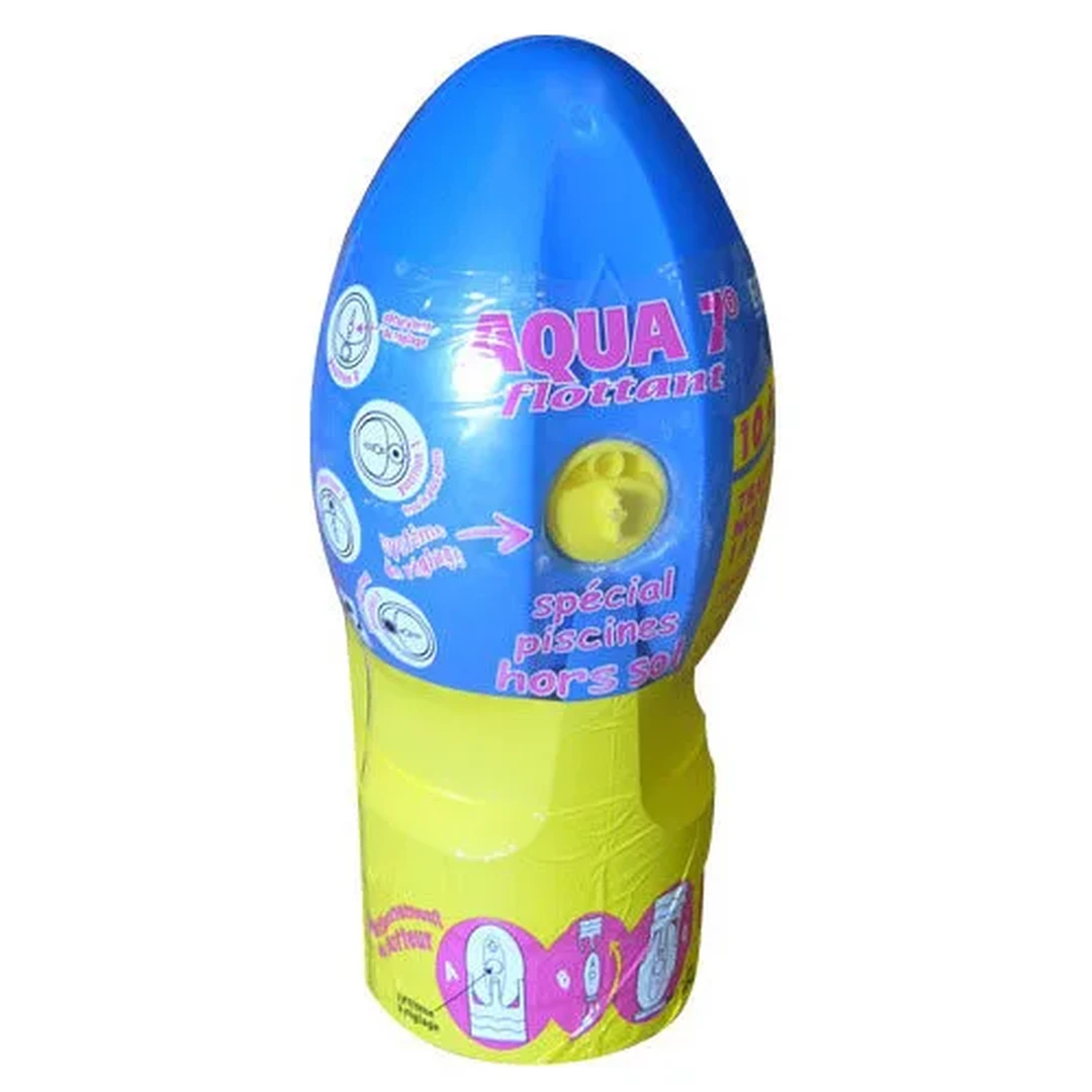 Produit entretien piscine 5 actions AQUA 7 Flottant