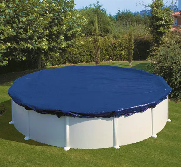 Bache de protection Ã 4,40 m pour piscine ronde Ã 3,60 3,50 m