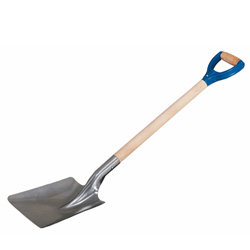 Revex Pelle à Neige Professionnelle En Duraluminium – 425 X 365 Mm, Manche Bois Frêne 120 Cm, Grande Contenance, Idéale Déneigement