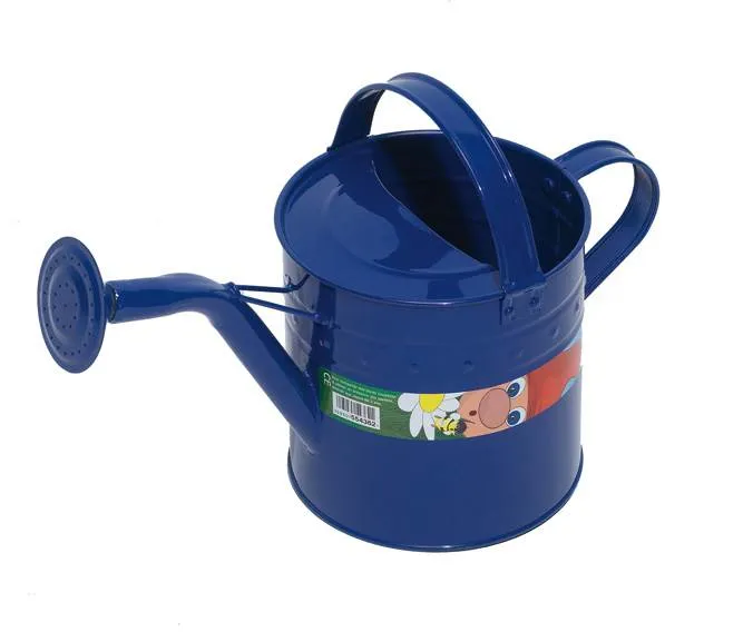 Arrosoir Enfant En Acier Bleu 2,5 L - Léger Et Résistant