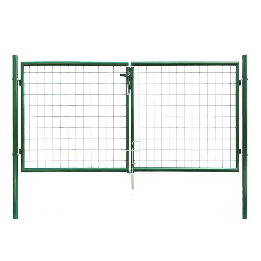 Portail GrillagÃ© Vert   Double battants   Longueur 3m   Hauteur 1m