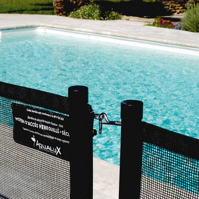 Barrière de sécurité souple pour piscine aqualux 3,20ml