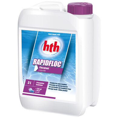 Clarifiant rapide liquide rapidfloc hth 3 litres